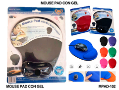 Mouse Pad con Almohadilla Gel