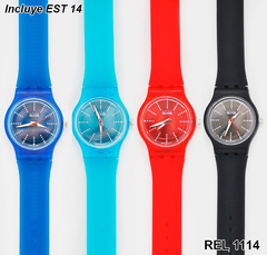 Reloj Silver silicona, Guimauve 1114 - comprar online