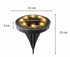 ESTACA PINCHE SOLAR PARA EXTERIOR x4 -SOL 06 - Electrónica por Mayor