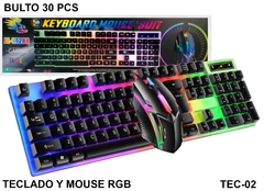 COMBO TECLADO MECANICO RGB 104 TECLAS + MOUSE-TEC-02