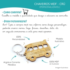 30 Chaveiros Personalizados Mdf - Musical - Saxofone - comprar online