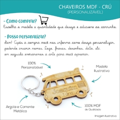 30 Chaveiros Personalizados Mdf - 15 Anos - Bolsa - comprar online