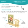 10 Porta Retrato Com Display e Nome Personalizado Mdf - Veterinária - comprar online