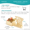 10 Porta Doces Com Display e Nome Personalizado Mdf - Urso Coroa - comprar online