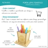 10 Porta Lápis Com Nome Personalizado Mdf - Turismo - comprar online