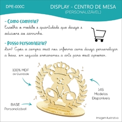 10 Display Personalizado Centro de Mesa MDF - Agronomia na internet