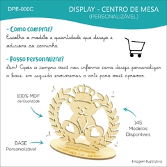 10 Display Personalizado Centro de Mesa MDF - Coroa Princesa na internet