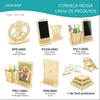 10 Porta Celular Com Display e Nome Personalizado Mdf - Urso Coroa - Maxdecor Decorações