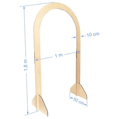 Imagem do Painel de Festa Arco Romano Decoração Mdf Bexigas - 3 Tamanhos