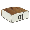 Organizador Sachês Lanchonete Hamburgueria Pastelaria Numerados Branco - Maxdecor Decorações