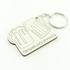 30 Chaveiros Personalizados - MDF Branco - Adulto - Canecas