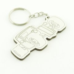 30 Chaveiros Personalizados - MDF Branco - Carros - Rat Hods