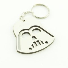 30 Chaveiros Personalizados - MDF Branco - Diversos - Darth Vader