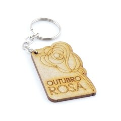 30 Chaveiros Personalizados Mdf - Datas - Outubro Rosa