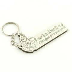 30 Chaveiros Personalizados - MDF Branco - Datas Comemorativas - Milho