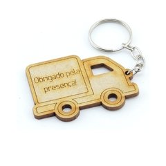 30 Chaveiros Personalizados Mdf - Infantil - Caminhão