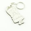 30 Chaveiros Personalizados - MDF Branco - Infantil - Princesinha