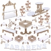 Kit Festa Provençal - MDF Branco - Linha Premium - 1131-LP16