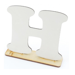 Letras e Números Decorativos de Mesa MDF Branco - Escolher na internet