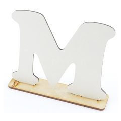 Letras e Números Decorativos de Mesa MDF Branco - Escolher - comprar online