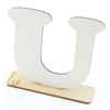 Letras e Números Decorativos de Mesa MDF Branco - Escolher - Maxdecor Decorações