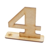 Letras e Números Decorativos de Mesa MDF Crú - Escolher - comprar online