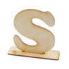 Letras e Números Decorativos de Mesa MDF Crú - Escolher - comprar online