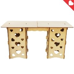 Mesa Decorativa Provençal Mdf - Desmontável - Coracão - comprar online