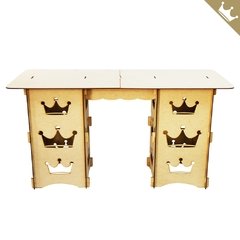 Mesa Decorativa Provençal Mdf - Desmontável - Coroa - comprar online