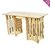 Mesa Decorativa Provençal Mdf - Desmontável - Ripada