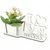 Porta Flores Display Nome Personalizado MDF Branco - Love