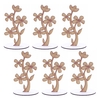 6 Árvores Decorativa de Mesa Mdf Linha Premium - 10x5x18cm na internet