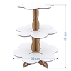 Torre Porta Doces Babado Mdf Linha Premium - 32x32x40 - comprar online