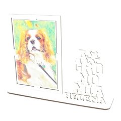 Porta Retrato Personalizado Display Mdf Branco Agronomia