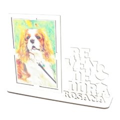 Porta Retrato Personalizado Display Mdf Branco Revendedora