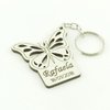 30 Chaveiros Personalizados - MDF Branco - Quinze Anos - Borboleta