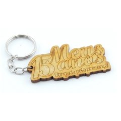 30 Chaveiros Personalizados Mdf - 15 Anos - Meus 15 Anos