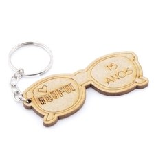 30 Chaveiros Personalizados Mdf - 15 Anos - Óculos de Sol