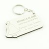 30 Chaveiros Personalizados - MDF Branco - Religioso - Sino