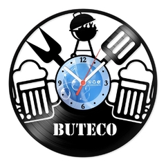 Relógio De Parede - Disco de Vinil - Área De Churrasco - Buteco - VAC-008