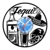 Relógio De Parede - Disco de Vinil - Área De Churrasco - Tequila Mexicana - VAC-015