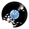 Relógio De Parede - Disco de Vinil - Animais - Peixes Fundo Do Mar - VAN-012