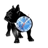 Relógio De Parede - Disco de Vinil - Animais - Cachorro Bulldog - VAN-063