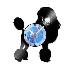 Relógio De Parede - Disco de Vinil - Animais - Cachorro Poodle - VAN-072