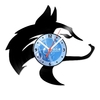 Relógio De Parede - Disco de Vinil - Animais - Wolf - VAN-145