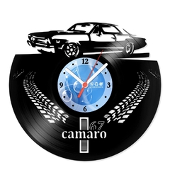 Relógio De Parede - Disco de Vinil - Carros - Camaro 67 - VCA-004