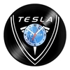 Relógio De Parede - Disco de Vinil - Carros - Tesla - VCA-015