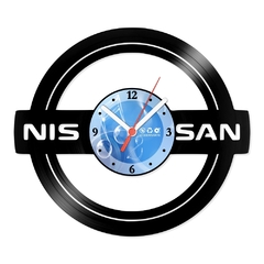 Relógio De Parede - Disco de Vinil - Carros - Nissan - VCA-026