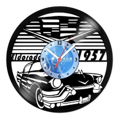 Relógio De Parede - Disco de Vinil - Carros - Cadillac Eldorado 1957 - VCA-028