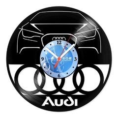 Relógio De Parede - Disco de Vinil - Carros - Audi - VCA-031